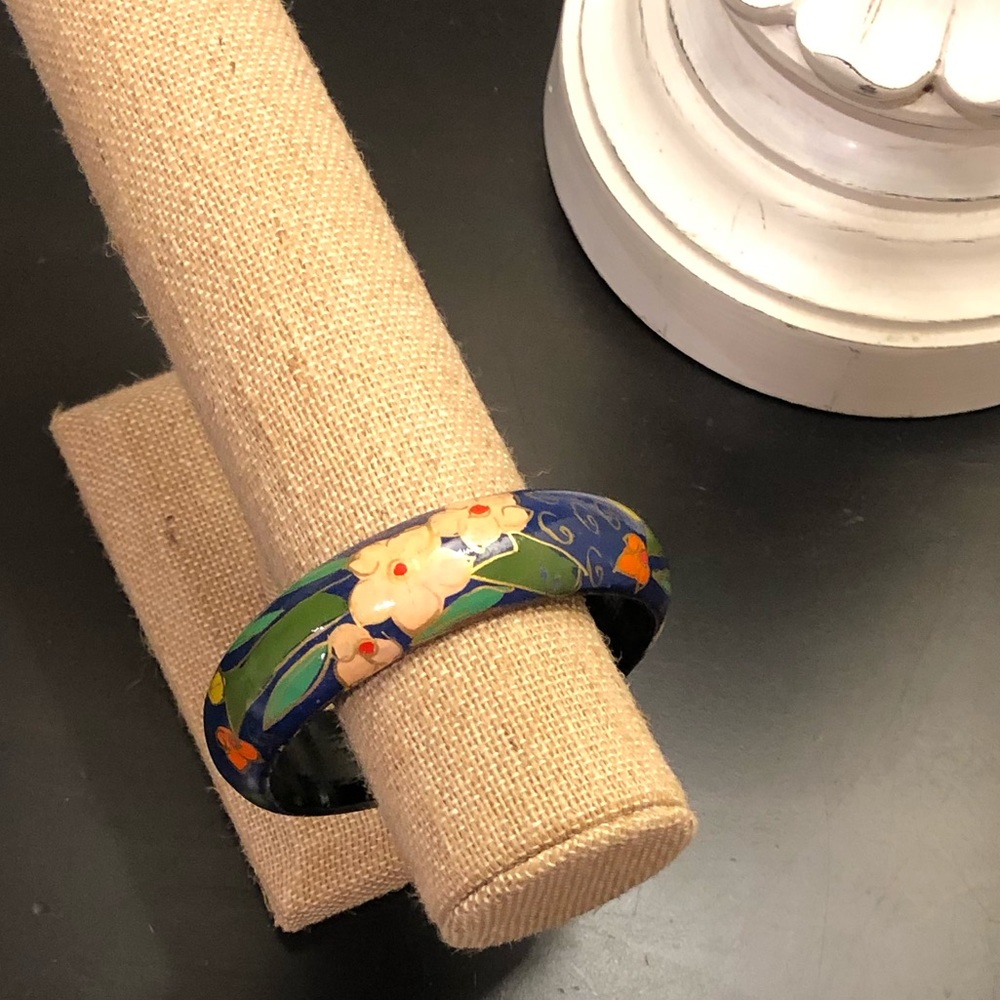 🌟2/$17🌟 Hand Painted Wooden Bangle Bracelet